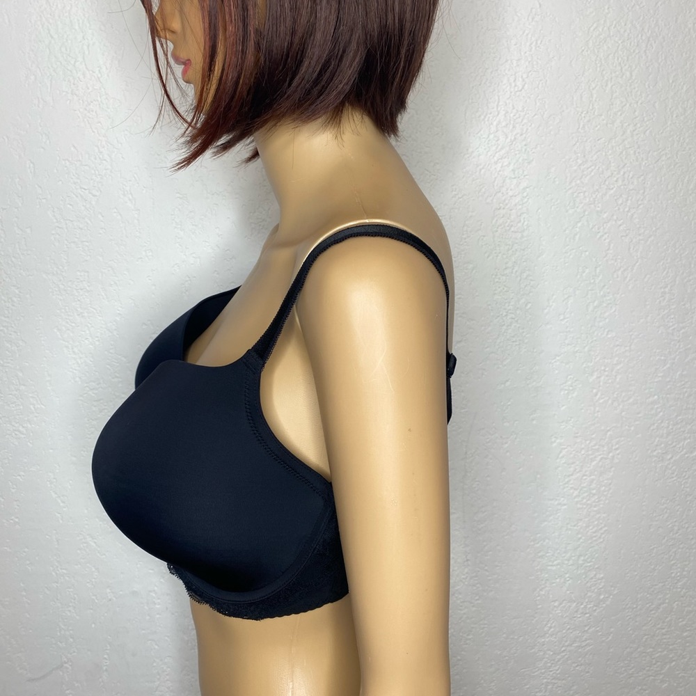 Torrid Womens Perfect T-Shirt Bra Black Size 38 DDD Lightly Lined Underwire NWOT - Picture 5 of 8